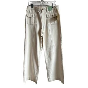 Ryegrass Wide Leg Jeans Ecru 10